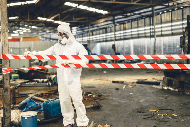 Professional Drug Lab Cleanup technician working in Loma Linda, CA